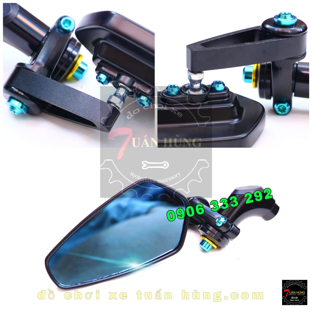kính gù gắn chân kính full titan