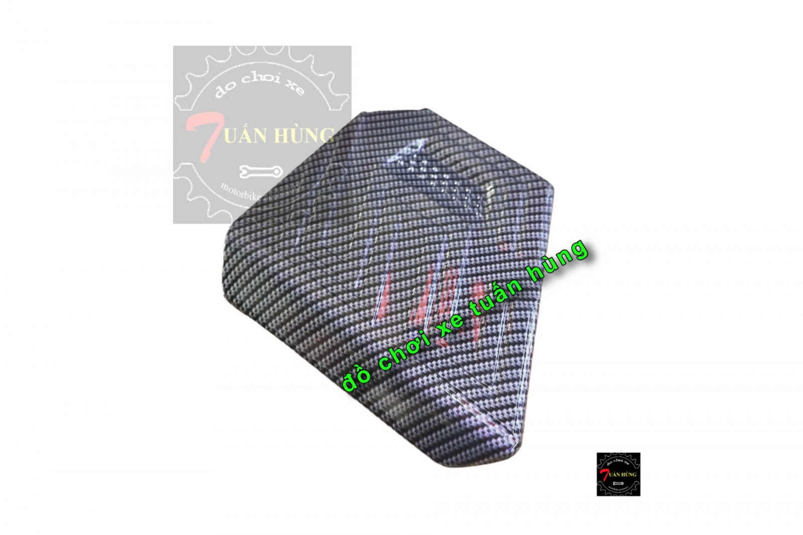 Ốp nắp hộc đựng đồ Vario125 (23-25) Carbon [HÀNG ĐẸP] ốp phụ kiện vario 2023